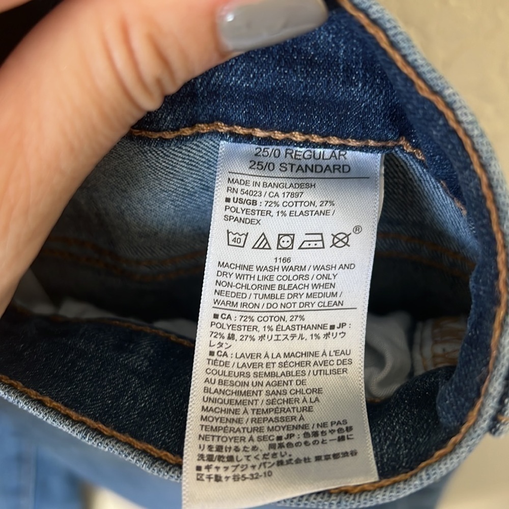 Banana republic medium wash high rise slim jeans NWT - Picture 10 of 10